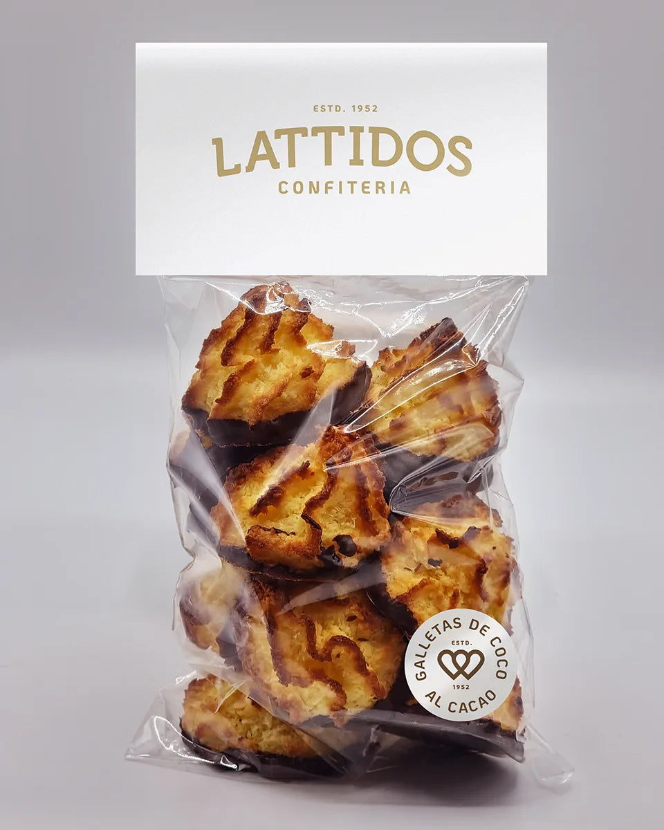 GALLETAS DE COCO AL CACAO